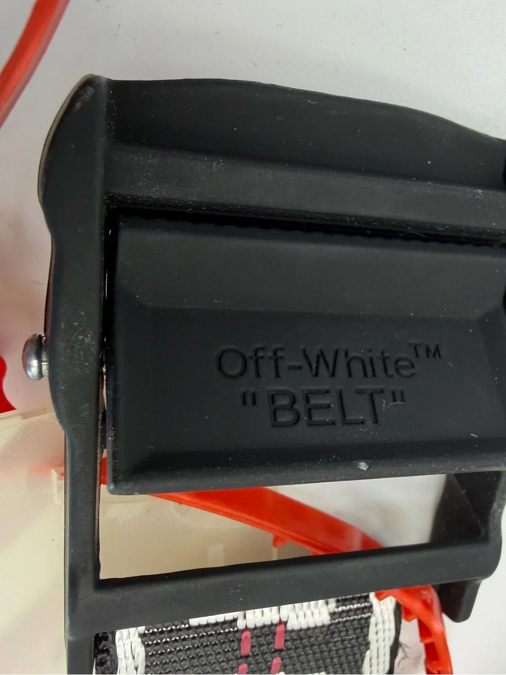 Off-White™ 2013 Industrial Belt – White/Black/Red